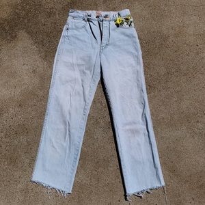 Vintage jeans. DIY distressed.